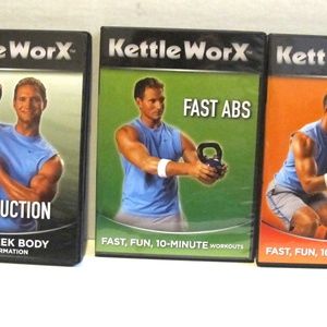 Kettle Worx Lot of 3 Dvd